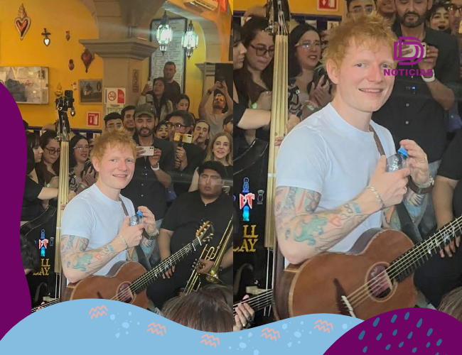 Ed Sheeran en mexico graciias a Spotify en un concierto intimo y gratuito en el salón Tenampa